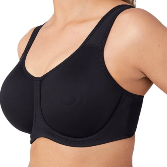 Wacoal 32H (5D) #854119  Sport Underwire Bra Black - Picture 3 of 11
